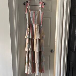 NWT Colorful Striped Dress size medium